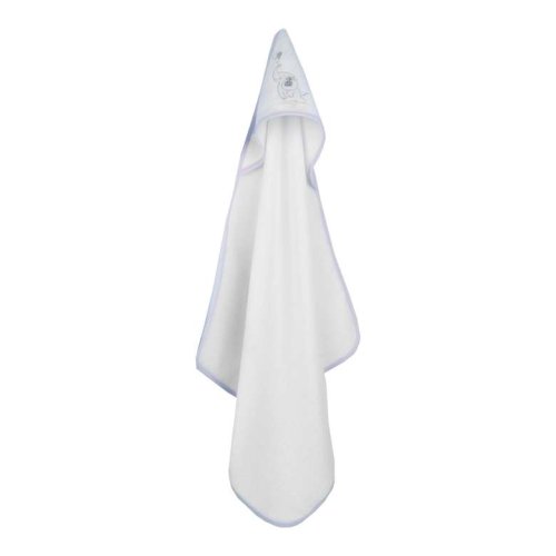 Baby Swaddle Bath Towel 75x75 cm Blue