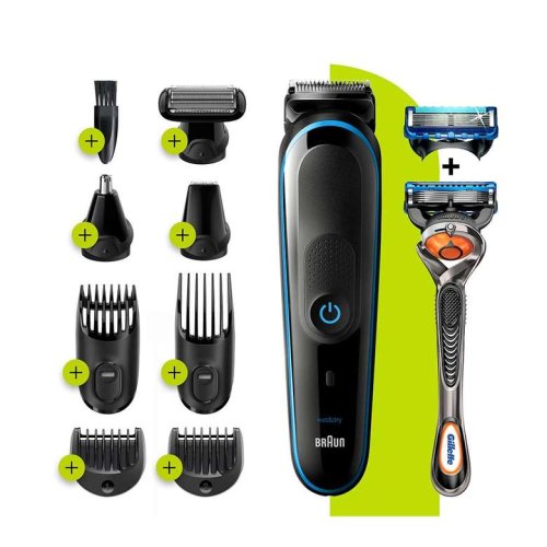 Braun MGK 5280 Rechargeable Grooming Kit 9in1 + Gillette Fusion ProGlide