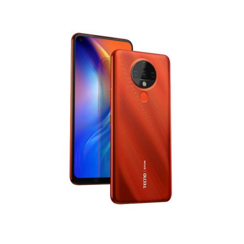 Tecno Spark 128GB 4GB RAM 6.8'' Mobile Phone Orange