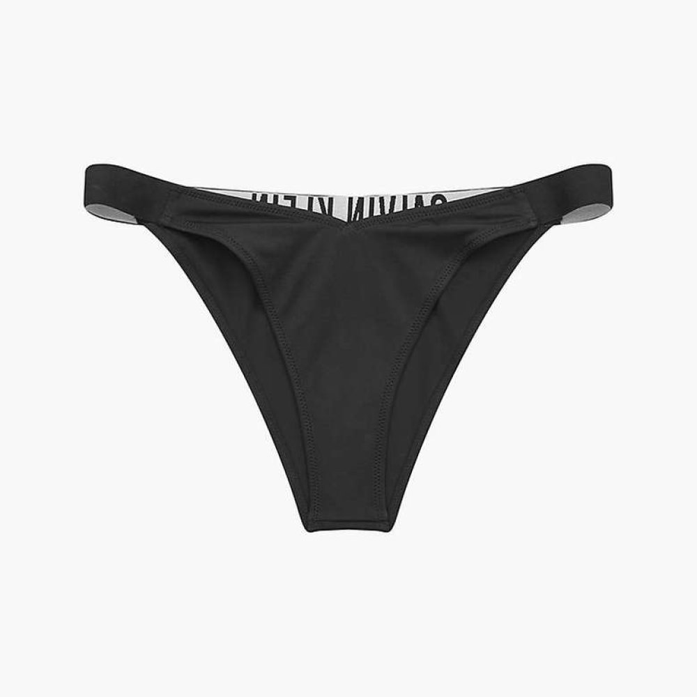 Calvin Klein KW0KW01726-BEH Women's Bikini Bottoms Black
