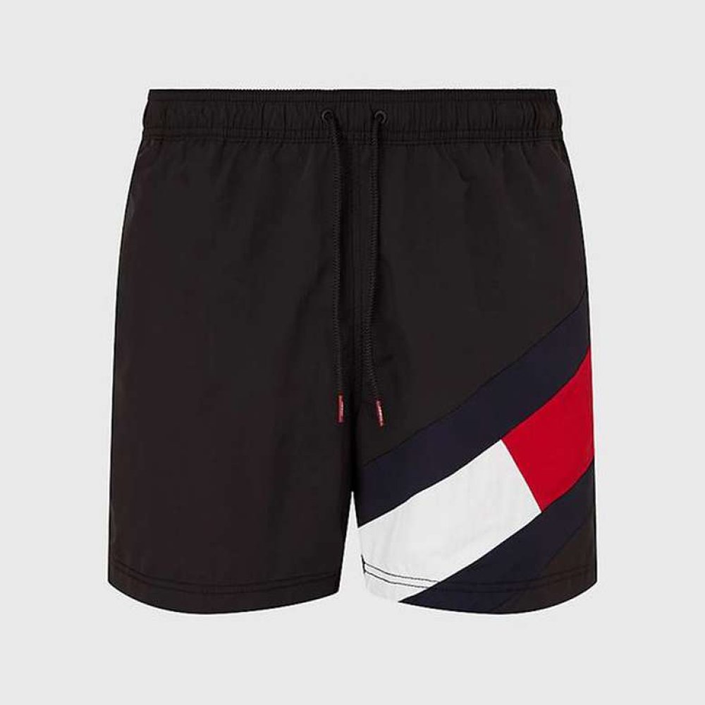 Tommy Hilfiger UM0UM02048-BDS Men's Swimwear Black