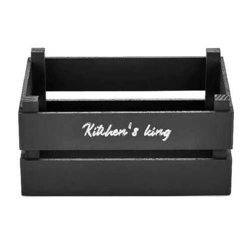 Wooden Case 26x15x7 Cm Black