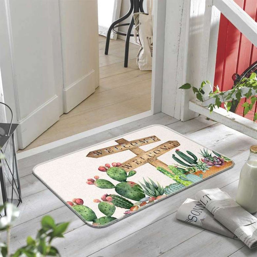 Felt Front Door Mat 40x60 Cm Cream