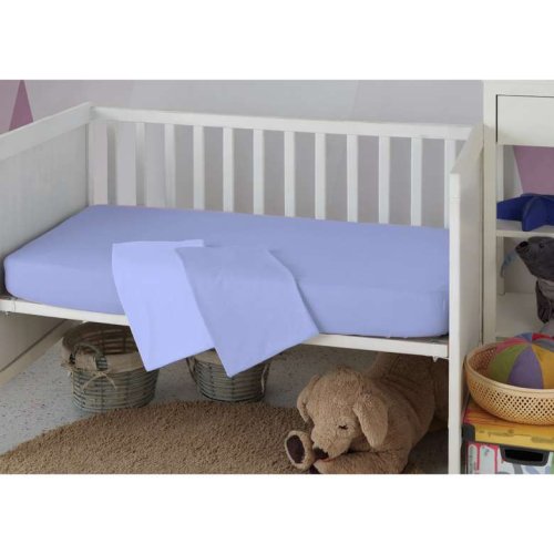 Brilliant Baby Elastic Combed Cotton Linen Blue 70x140 cm
