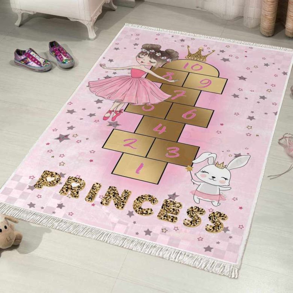 Kids Room Carpet 100x150 Cm Pink
