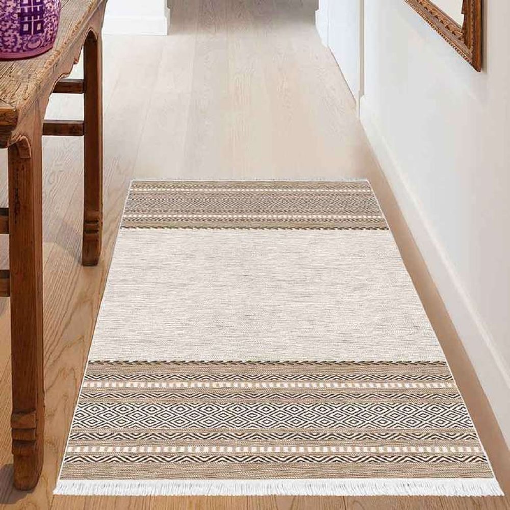 Digital Printed Runner 80x150 Cm Brown Beige