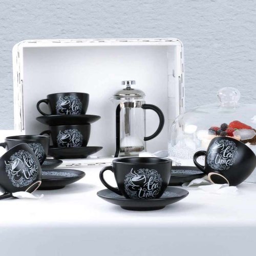 Keramika Vintage House Tea Set 12 Pieces for 6 Persons