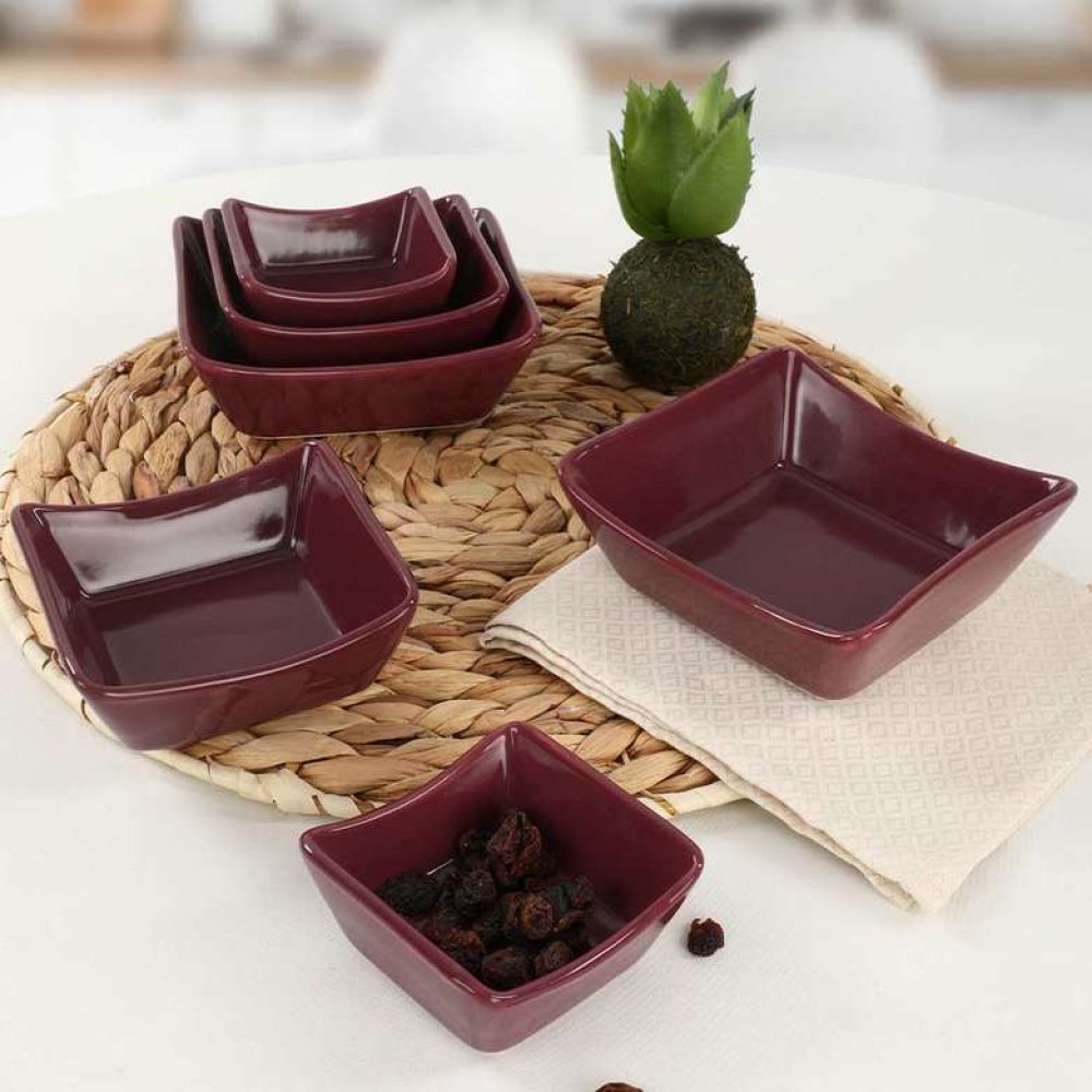 Keramika Plum Sandal Snack/Sauce bowl 8/10/12 cm 6 pcs