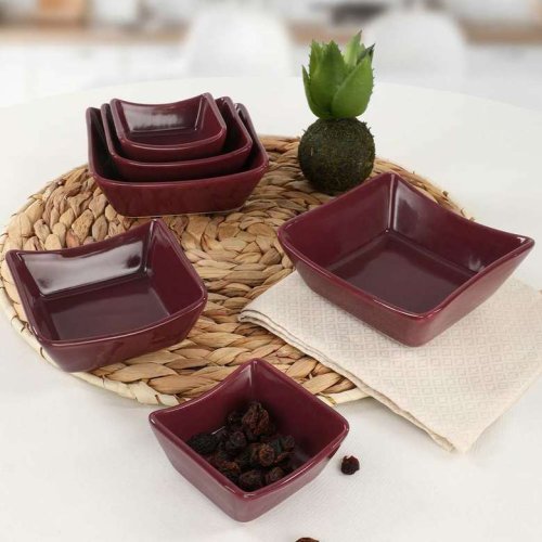 Keramika Plum Sandal Snack/Sauce bowl 8/10/12 cm 6 pcs