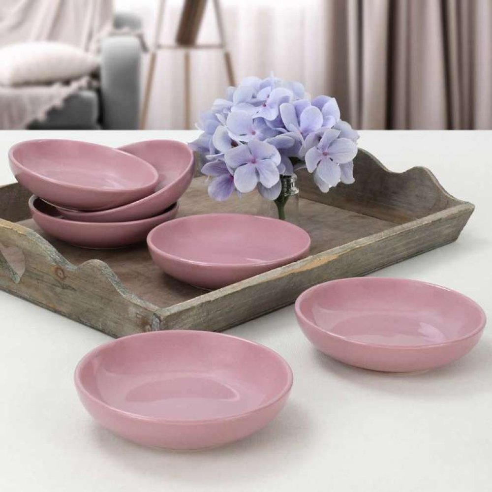 Keramika Violet Ring Cookie/Sauce Holder 13 Cm 6 Pieces