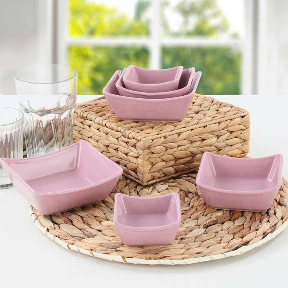 Keramika Violet Sandal Cookie/Sauce Bowl 8/10/12 Cm 6 Pieces