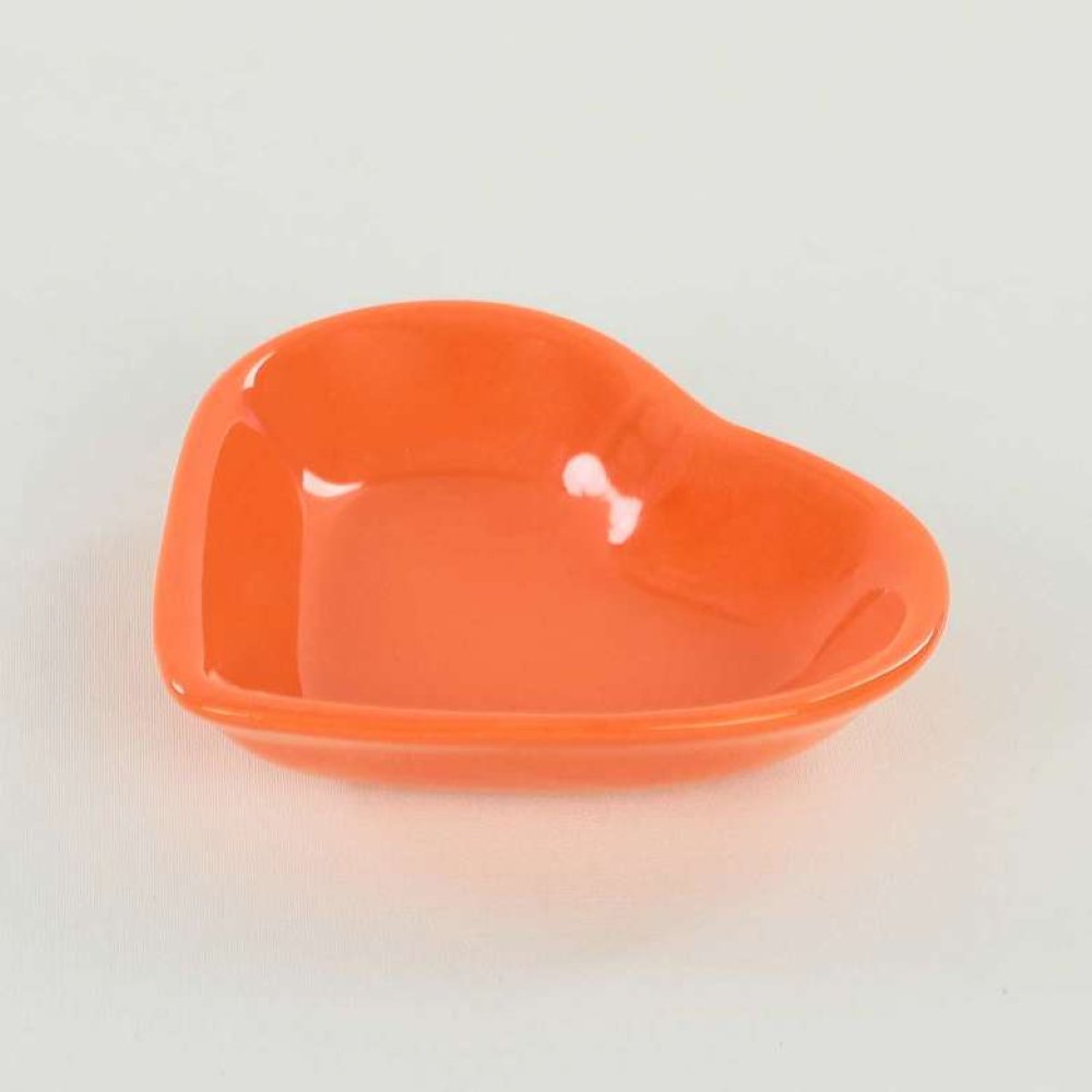 Keremika Colored Heart Cookie 14 Cm Orange