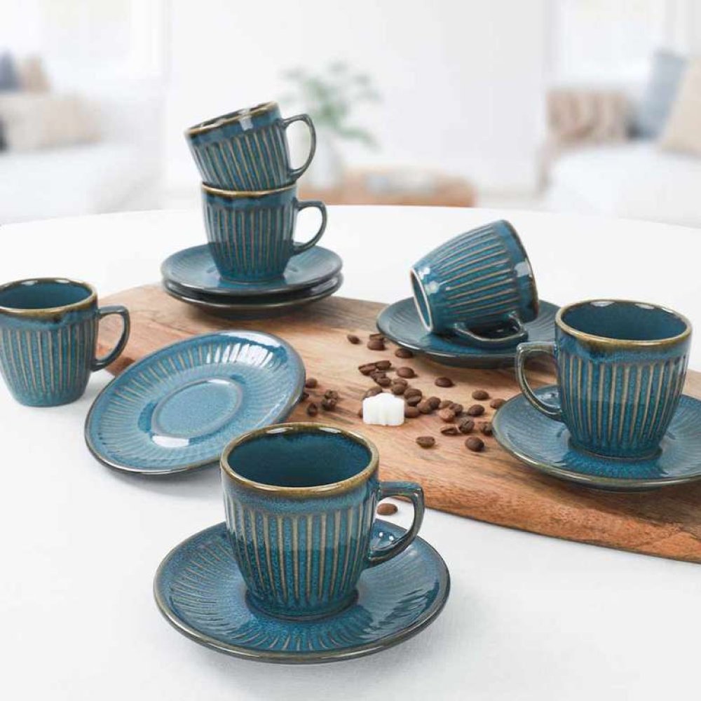 Keramika Azure Line Coffee Cup Set