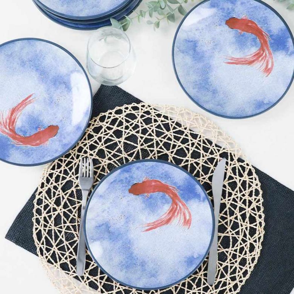Keramika Koi Pie Plate 20 Cm 6 Pieces