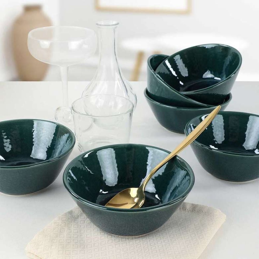 Keramika Luster Blue Hittite Soup Bowl 14 Cm 6 Pieces