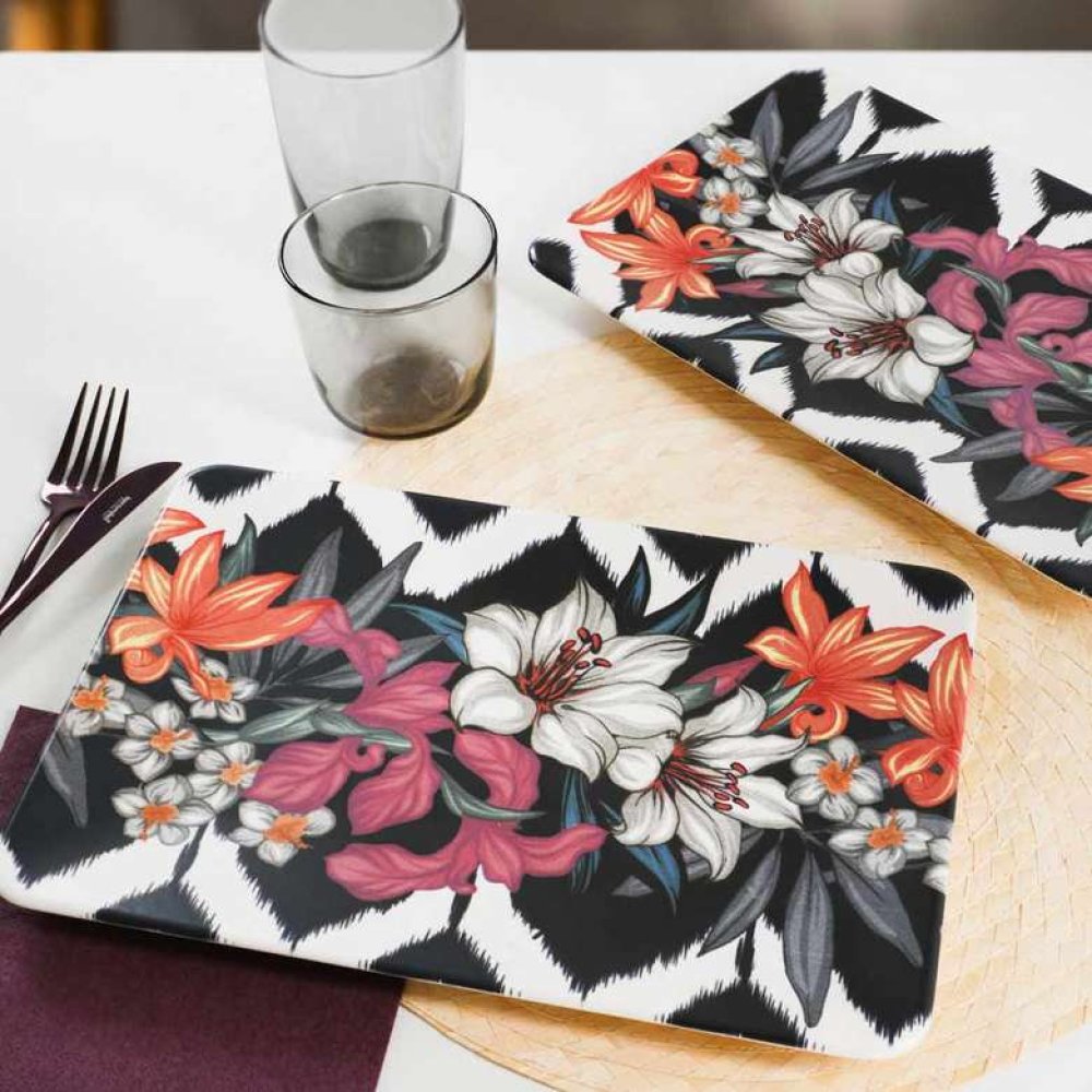 Keramika Purple Siera Kayak Plate 31 Cm 2 Pieces