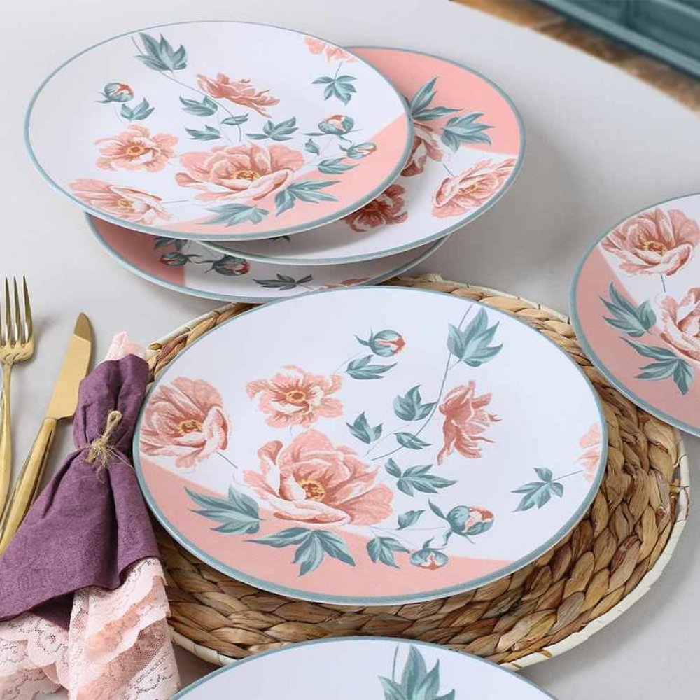 Keramika Rosetta Serving Plate 25 cm 6 pcs