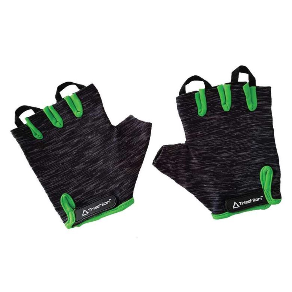 Triathlon Sports Gloves Green
