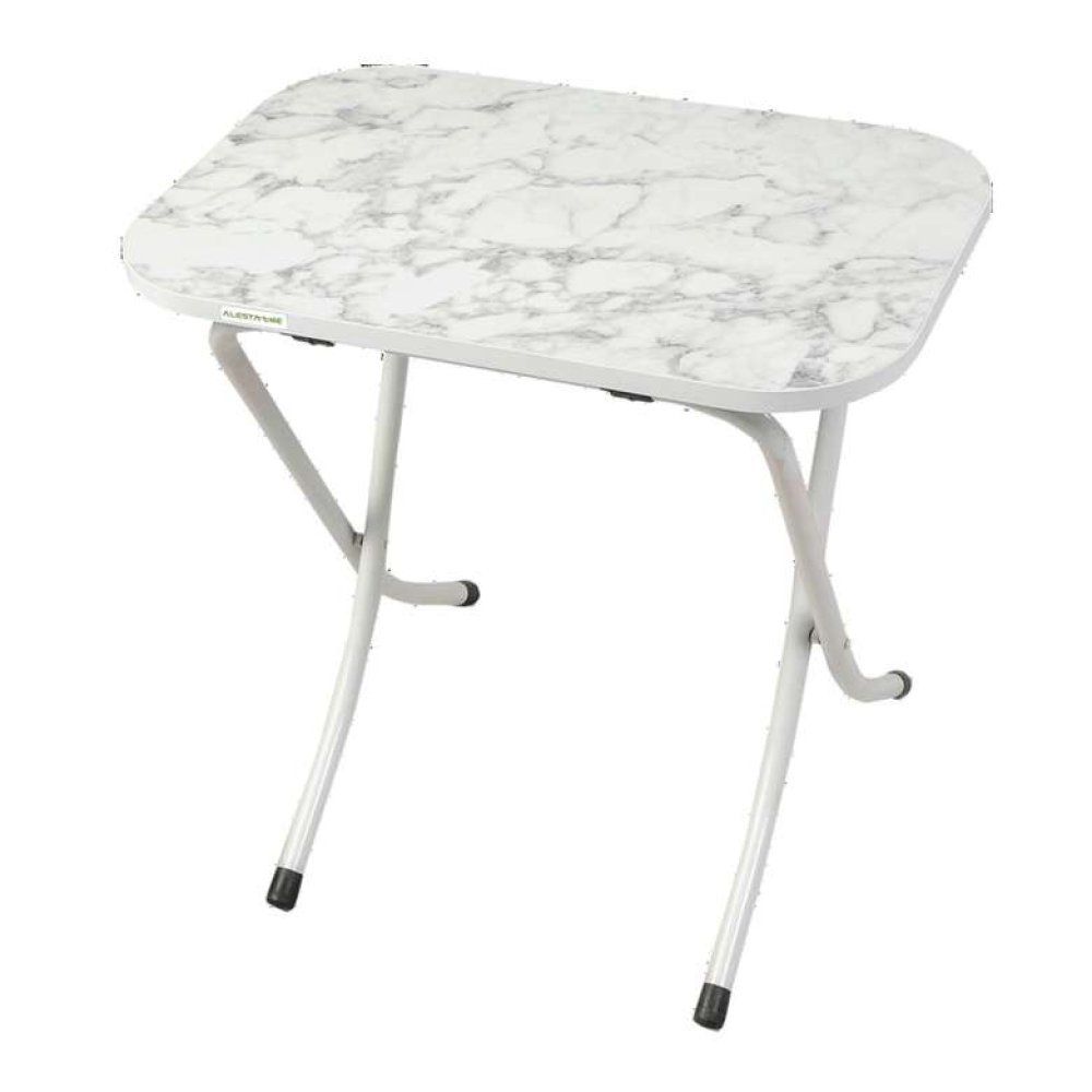 Folding Picnic Table Marble Pattern 60x40 cm