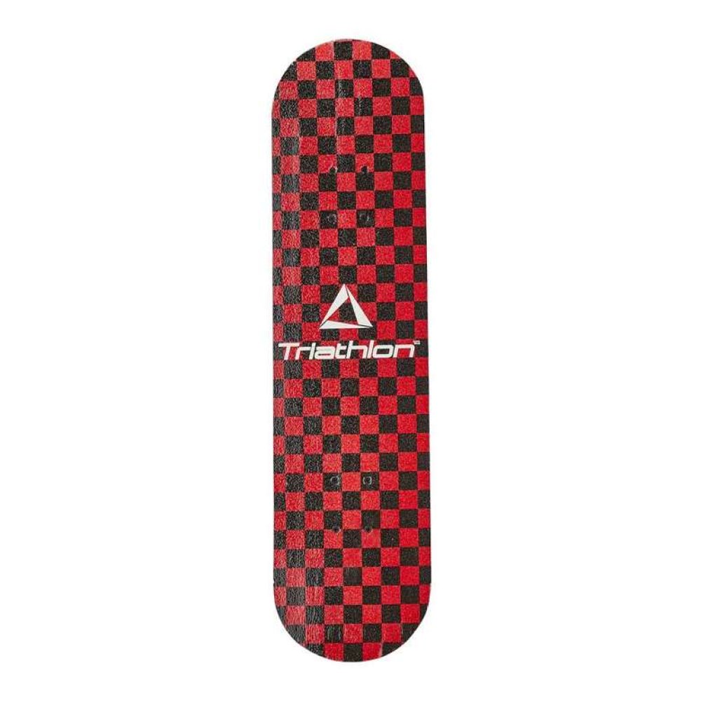 Triathlon Wooden Skateboard Red