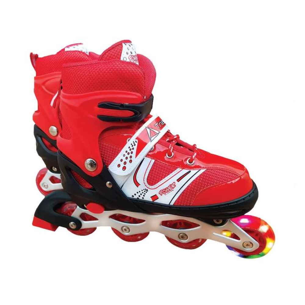 Triathlon Lighted Skates Red