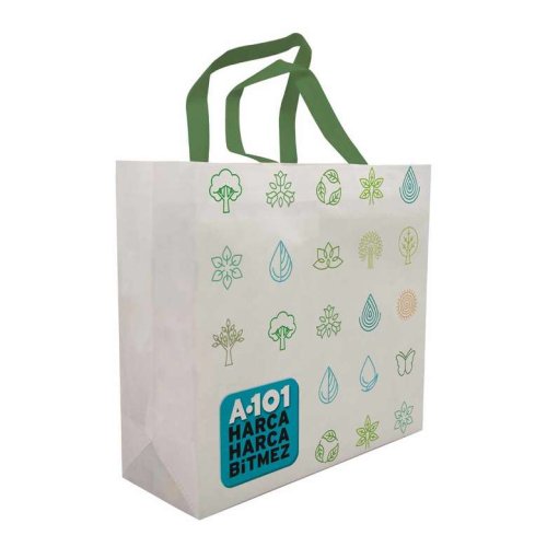 Shopping Bag 40x39x15 Cm White