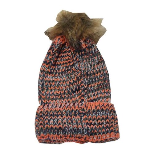 Women's Brown Beret Black Pink