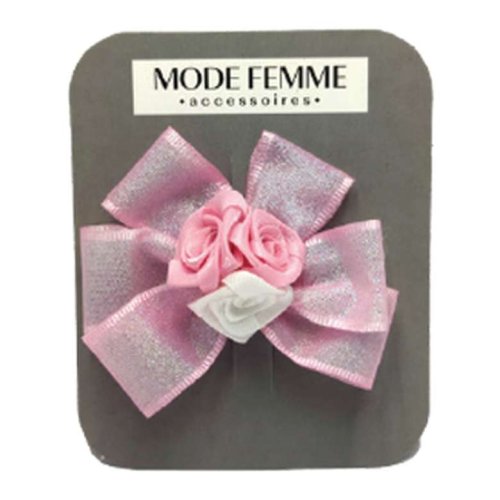 Floral Fabric Buckle Lilac