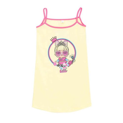 Girl's Rope Strap Dress Yellow