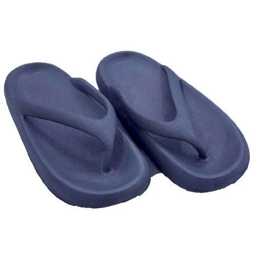 Women's Thick Flip-Flops Navy Blue