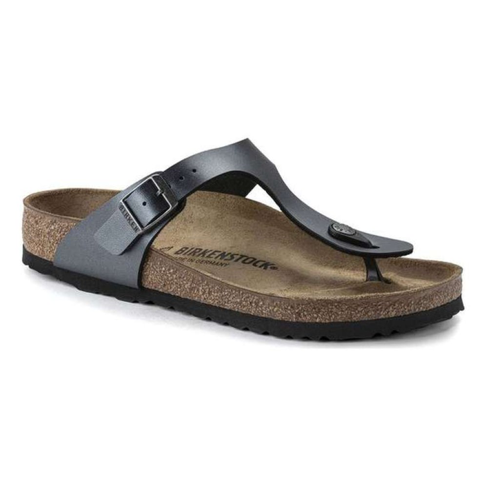 Birkenstock Gizeh 1021428 Women's Slippers Metallic Gray