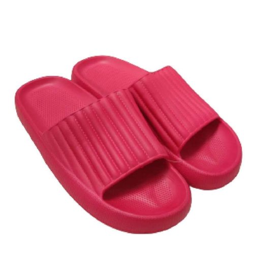 Juno Women's Thick Sole Corduroy Slippers Red