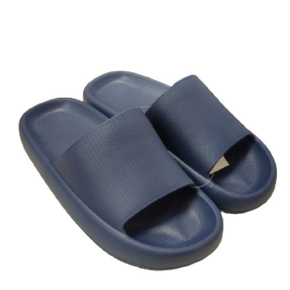 Juno Women's Thick Sole Slippers Navy Blue