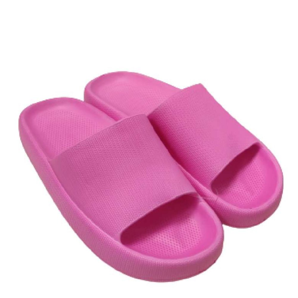Juno Women's Thick Sole Slippers Pink