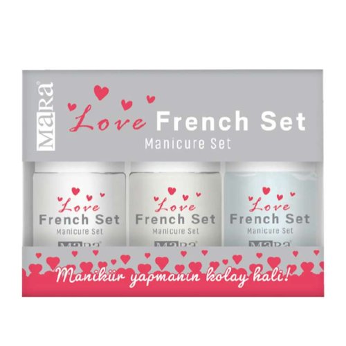 Mara Nail Polish Set of 3 Love French
