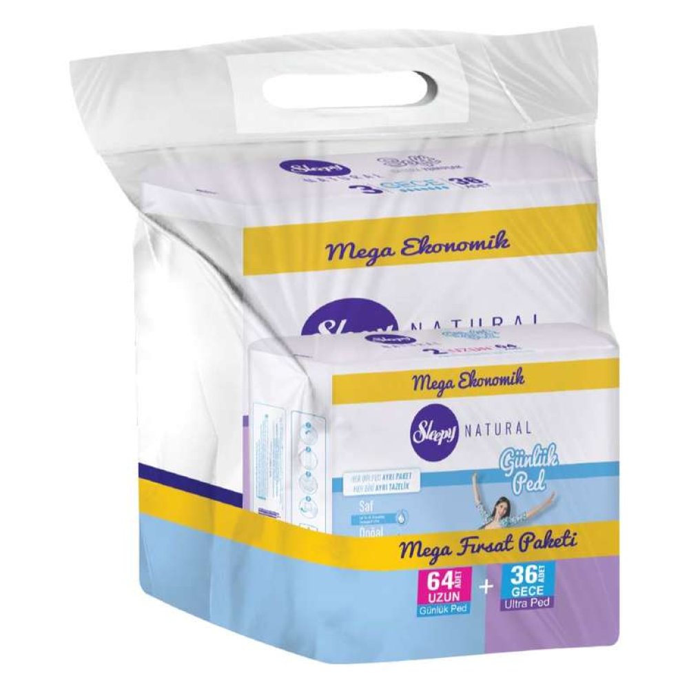 Sleepy Sanitary Pad Ultra Night+Daily 36+64 Pieces