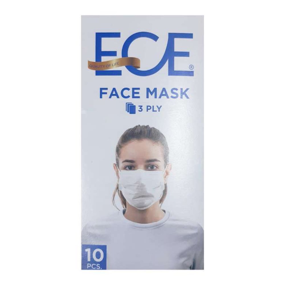 3 Ply Disposable Face Mask 10 Pcs