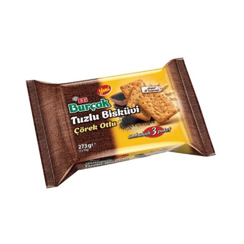 Burçak Biscuits with Salted Black Seeds 3X91 G