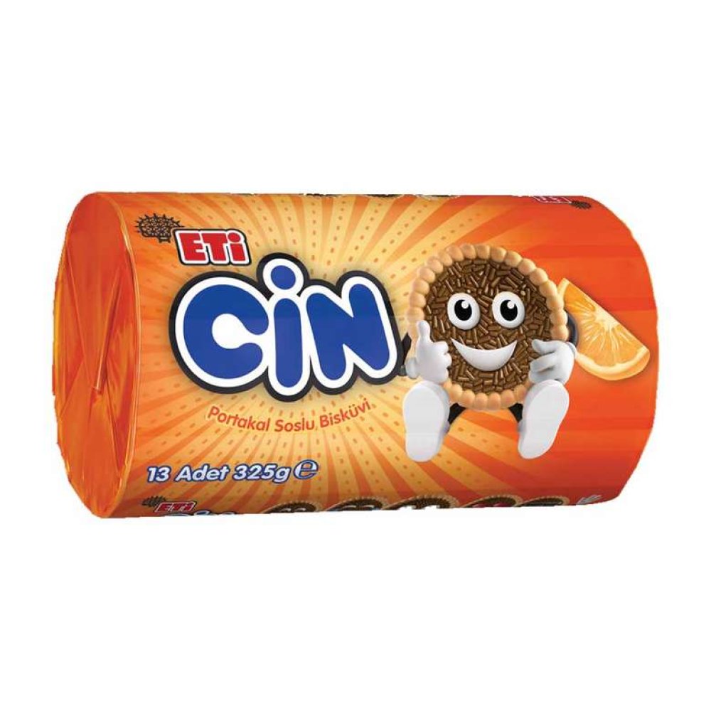 Eti Cin Biscuit with Orange Jelly 13X7 G