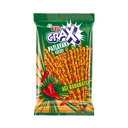 Eti Crax Cracker Stick Exploding Hot Lime 50 G