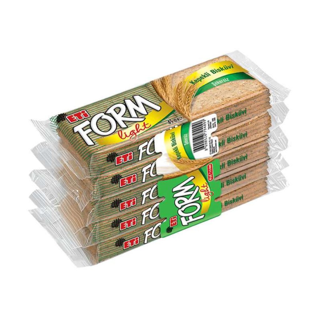 Eti Form Biscuits With Whole Wheat Light 5X45 G