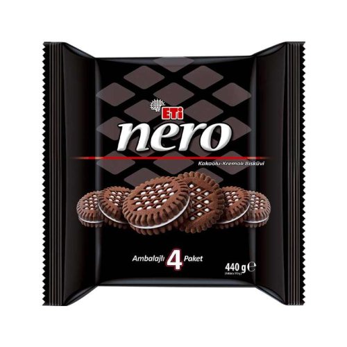 Eti Nero Biscuits with Cocoa Cream 4x110 G
