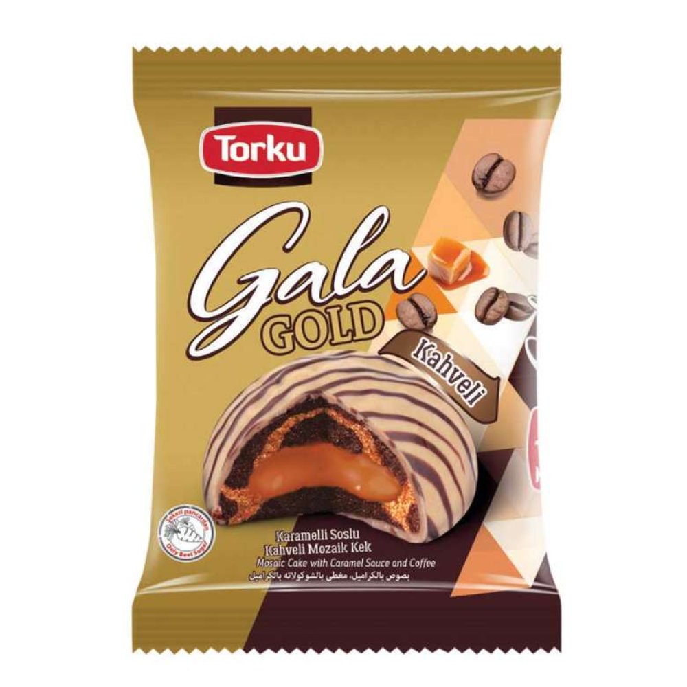 Torku Gala Cake Gold Brown Mosaic 45 G