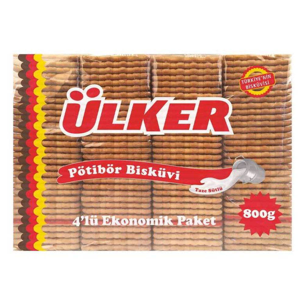 Ülker Bisküvi Petibor 4x200 G