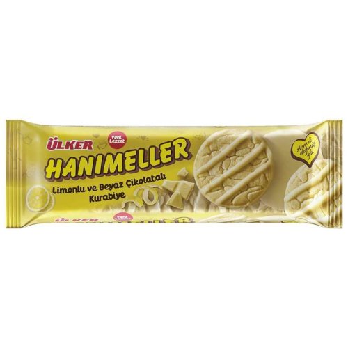 Ülker Hanımeller Lemon and White Chocolate Cookie 138 G