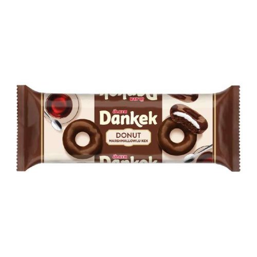 Ülker Kek Donut Marshmallow Chocolate Coated 6x27 G