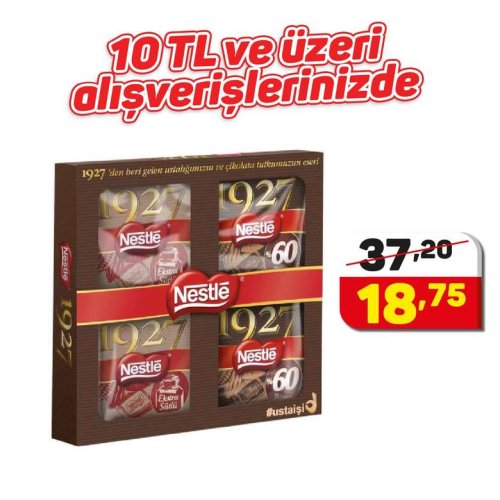 Nestle 1927 Chocolate 2 Milk & 2 Dark 4x60 G