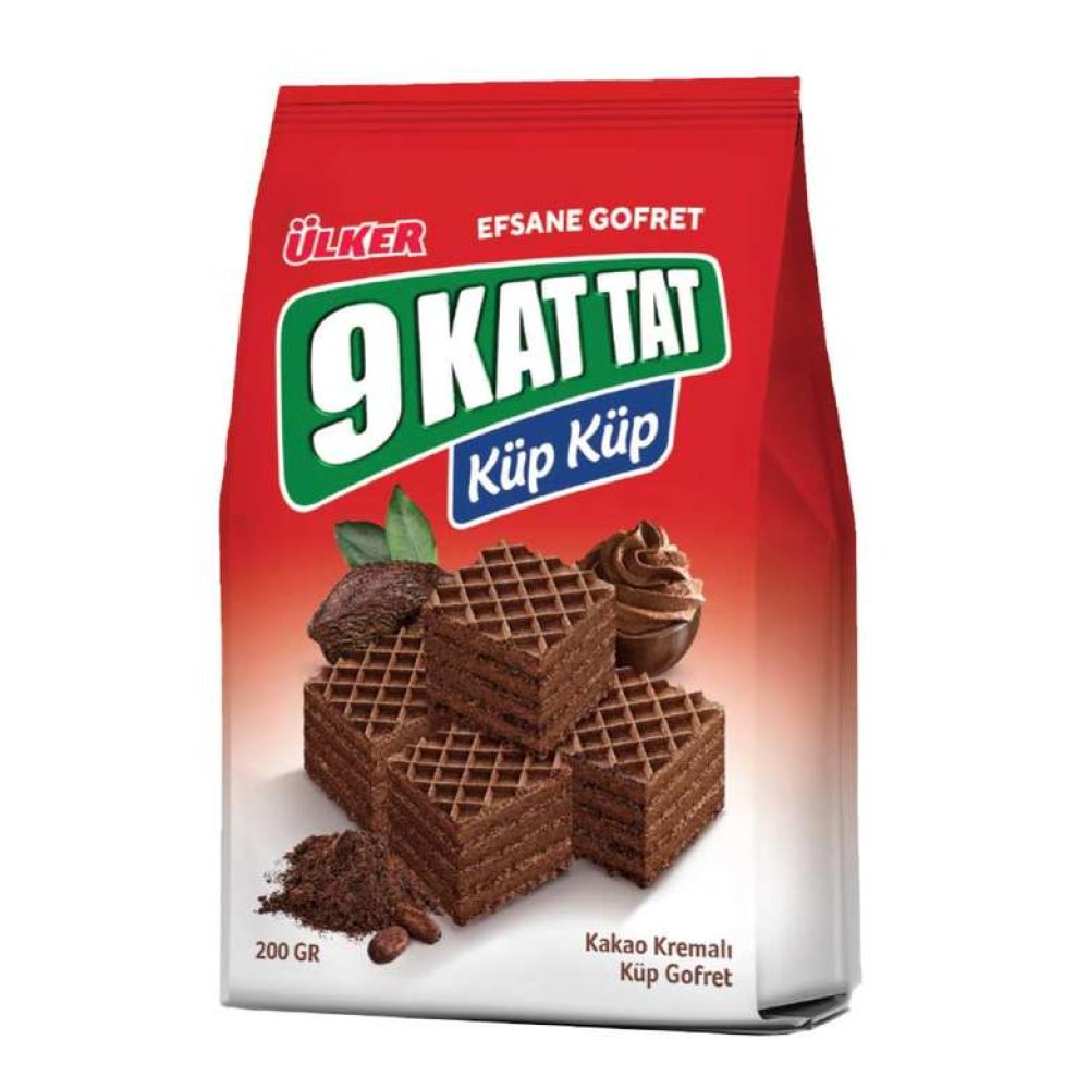 Ülker 9 Layer Wafer Cube Cocoa 200 G