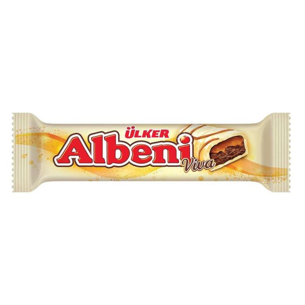 Ülker Albeni Viva Bar Chocolate White 36 g