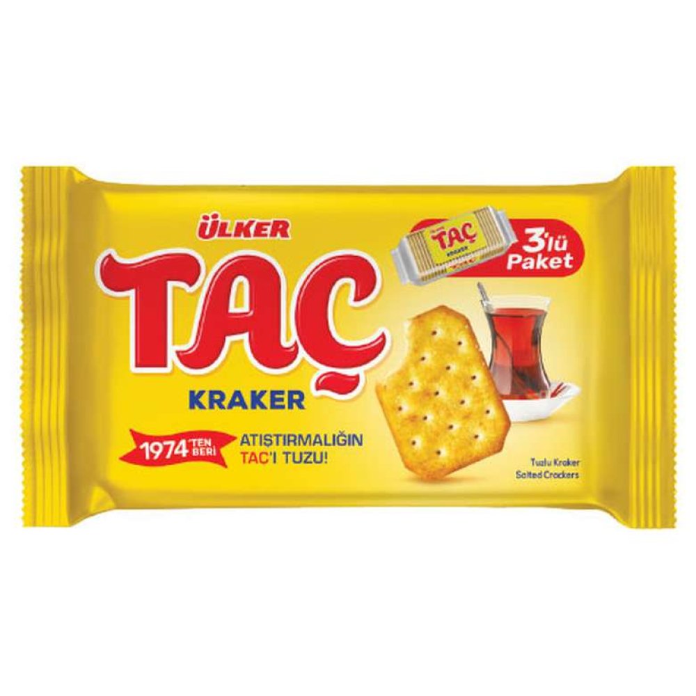 Ulker Tac Cracker Salted 3x76 G